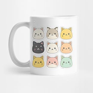 Cute Kawaii Cat Mug